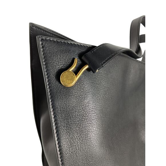 The Row Leather Black Alexia Tote Bag - Picture 13 of 16